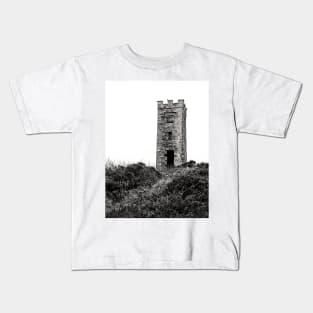 Ruins on Rock Island, County Cork, Ireland Kids T-Shirt